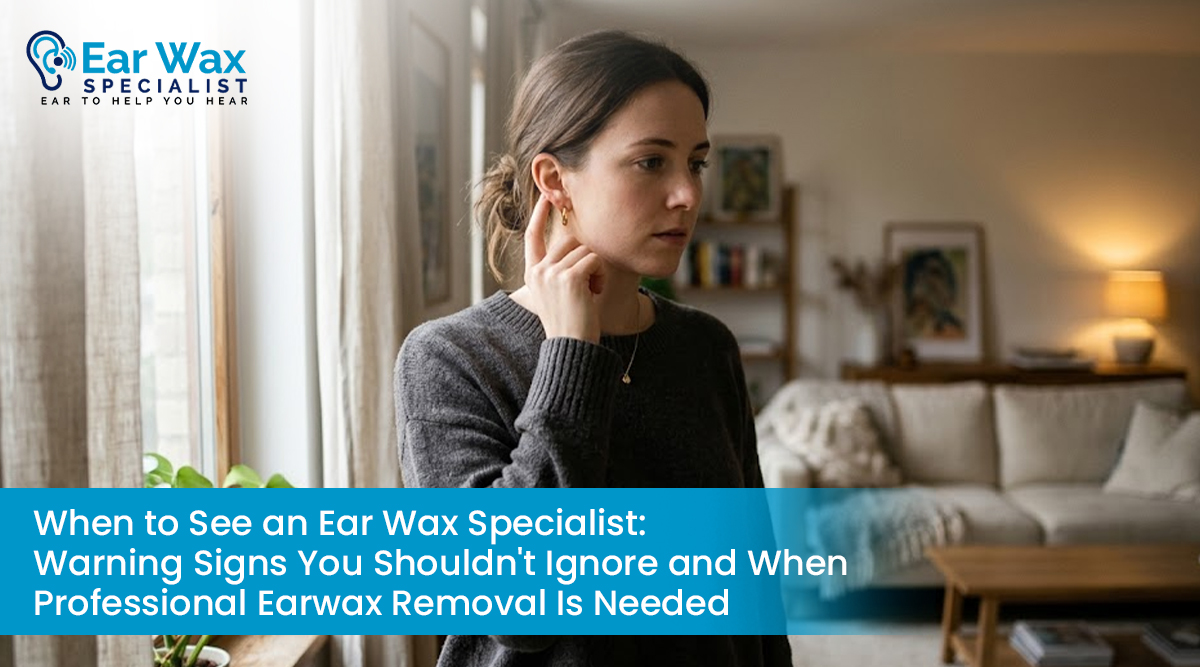 When to See an Ear Wax Specialist: Warning Signs You Shouldn't Ignore and When Professional Earwax Removal Is Needed
