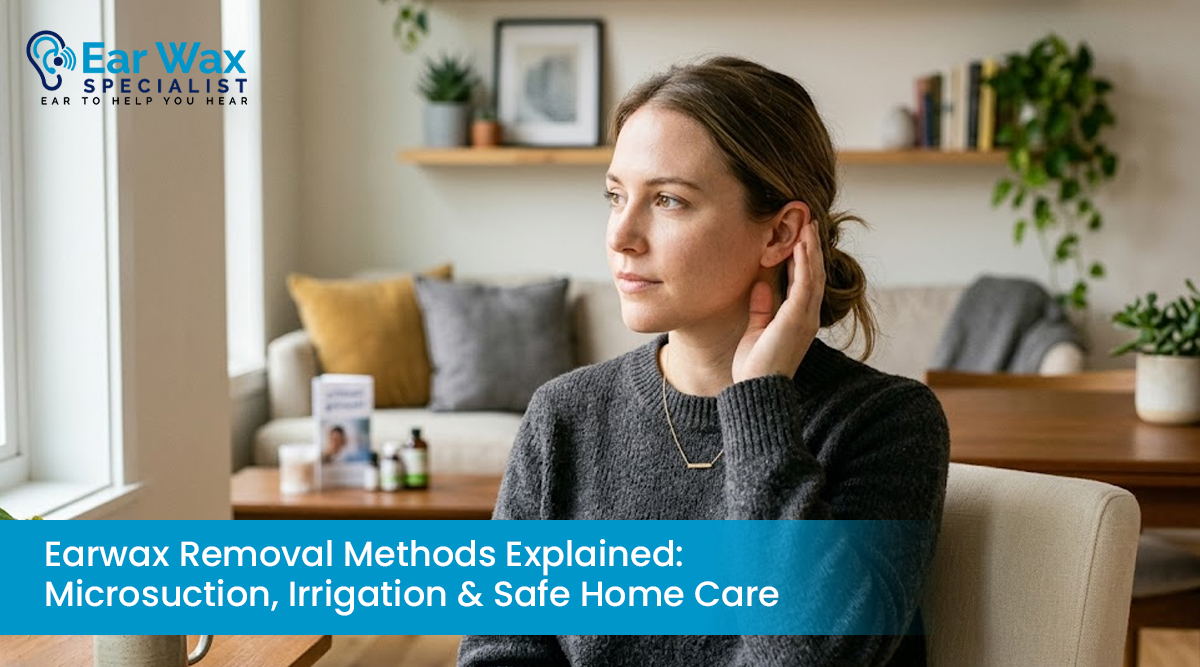 Earwax Removal Methods Explained: Microsuction, Irrigation & Safe Home Care